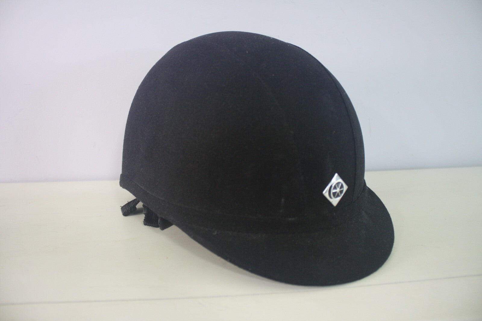 Charles Owen JR8 Black Equestrian Riding Helmet Size 7 / 57 cm