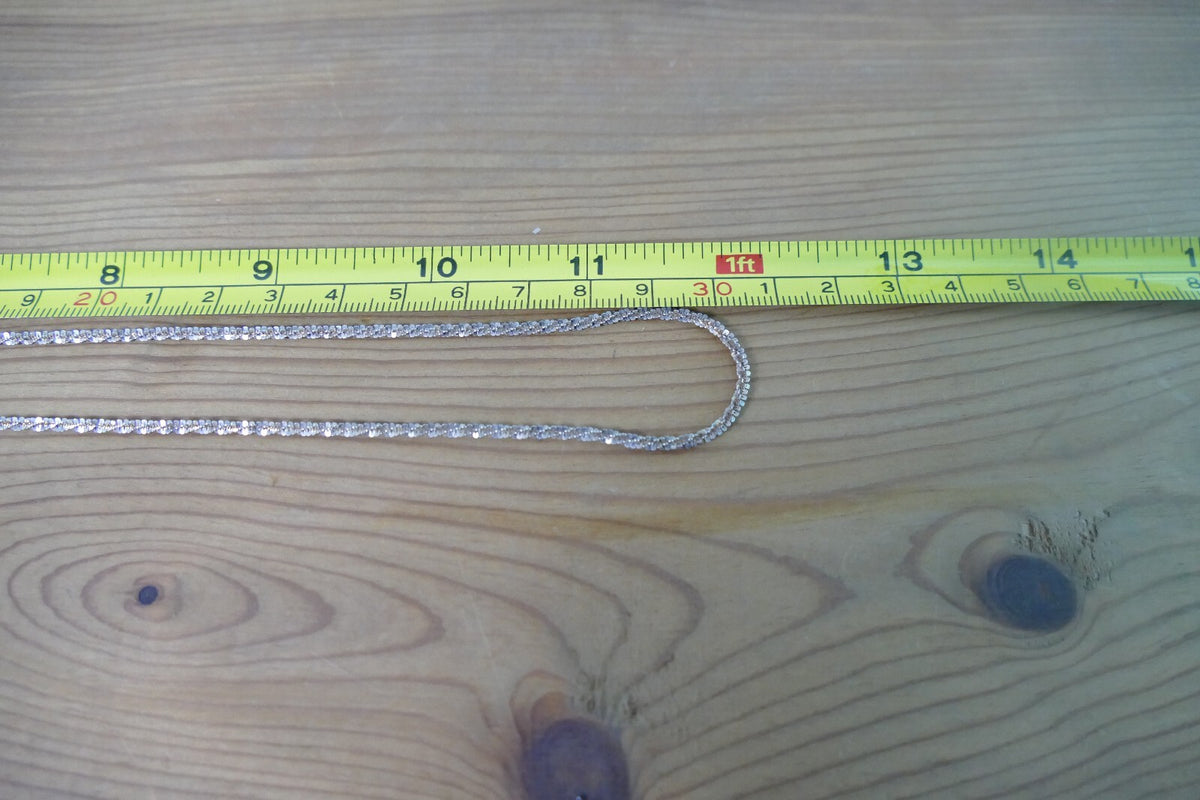 Silver Necklace Marked on Clasp Made in Italy 925