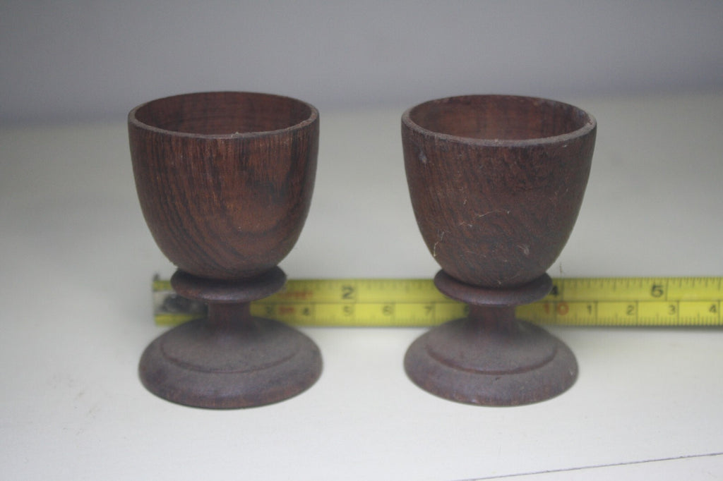 Vintage Wooden Egg Cups
