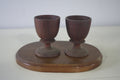 Vintage Wooden Egg Cups