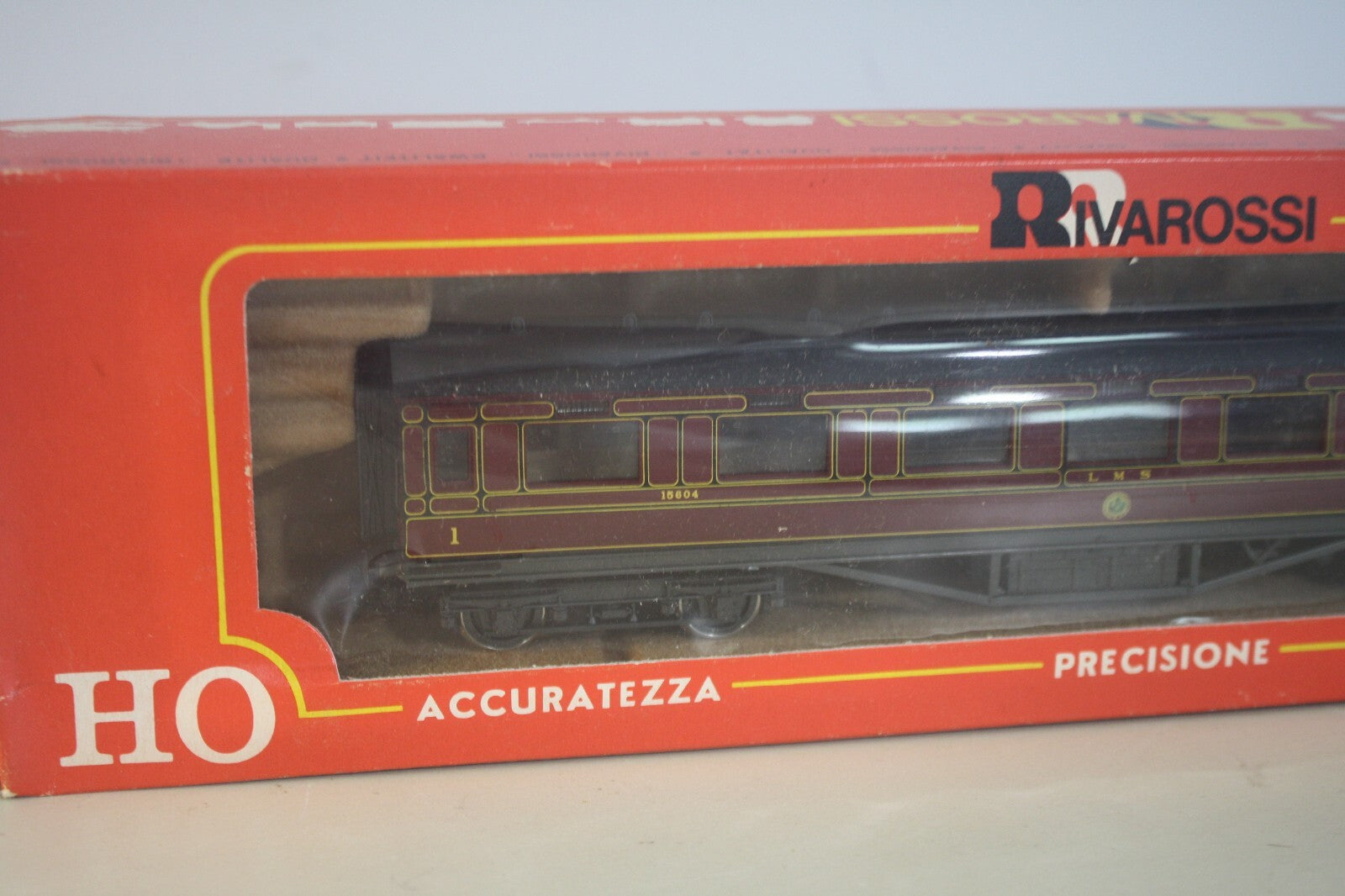 Rivarossi HO Scale Model Train Passenger Car in Original Box
