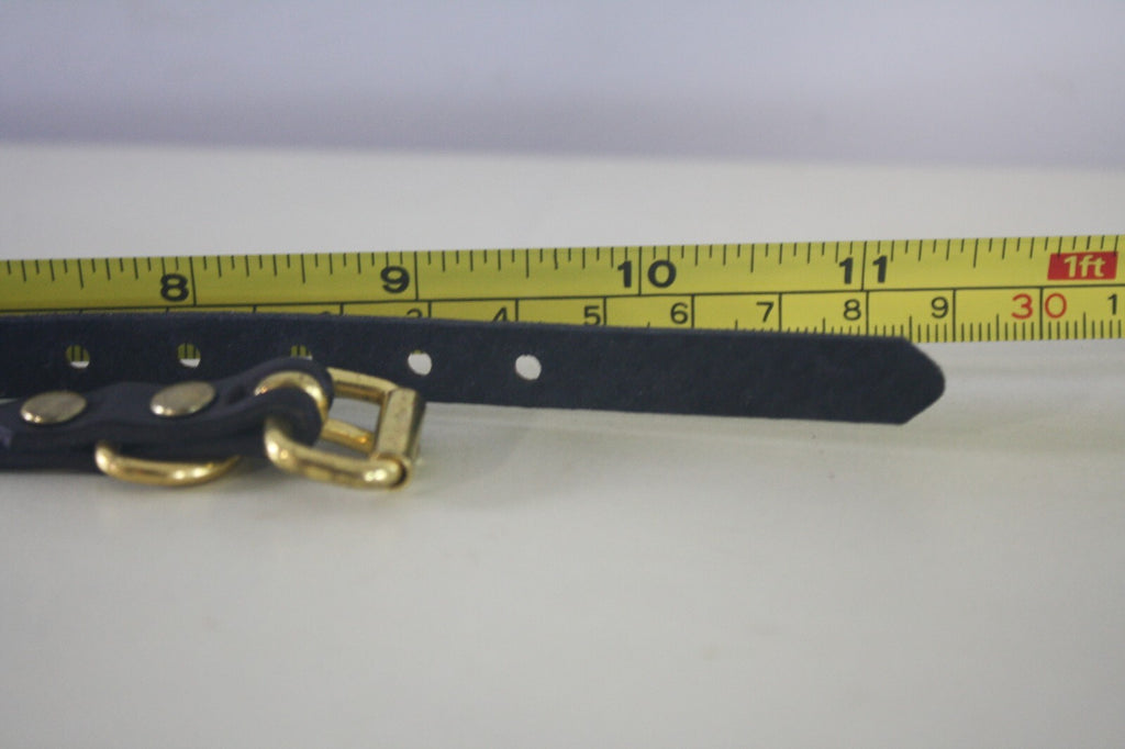 Minimalist Black Leather Choker