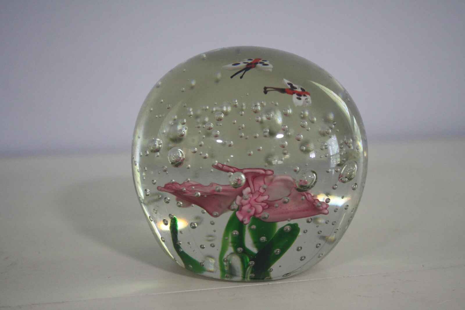 Vintage Art Glass Paperweight