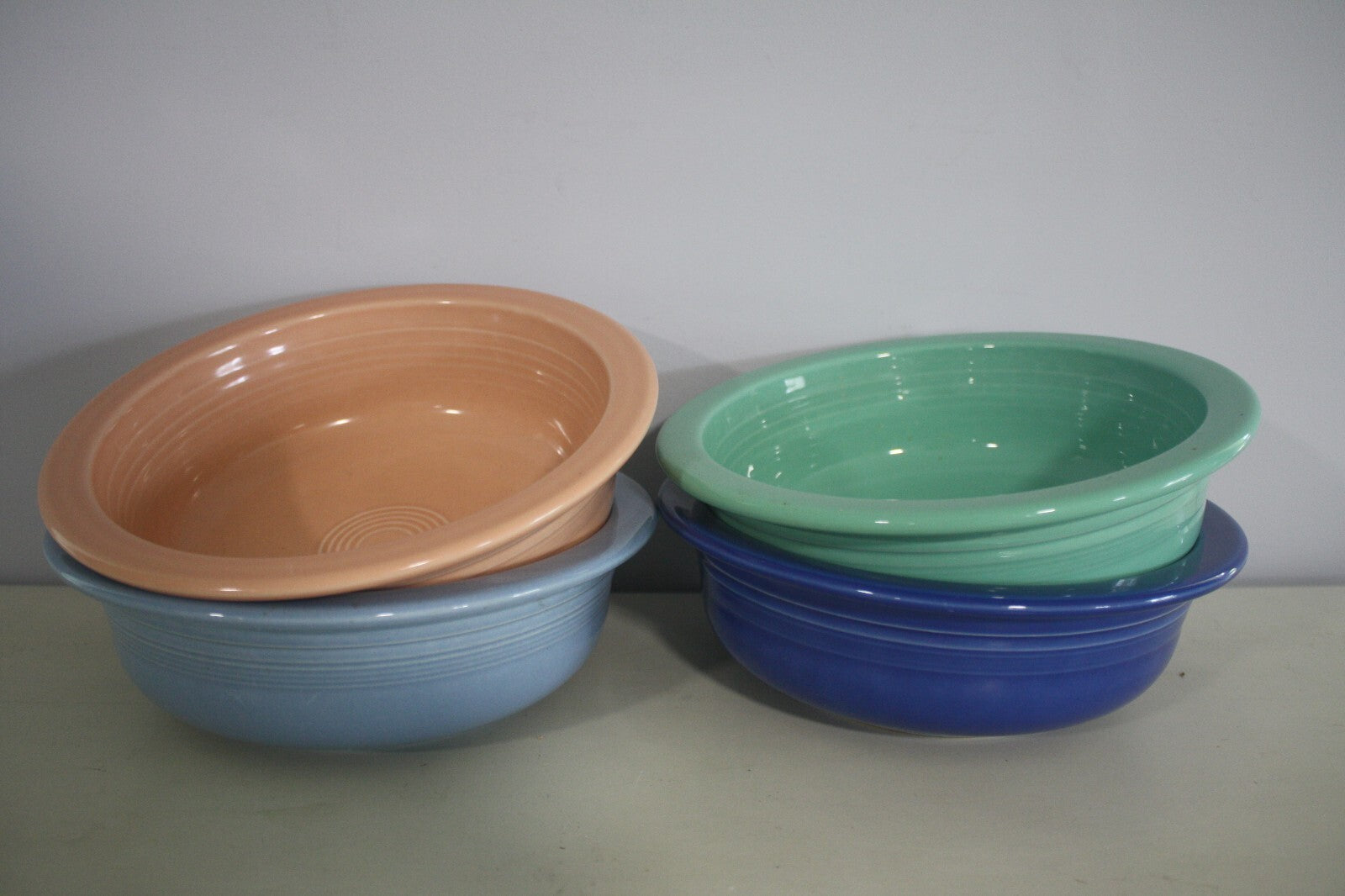 Lot of Four Fiesta Serving Bowls - Eight Inch Dinner Bowls