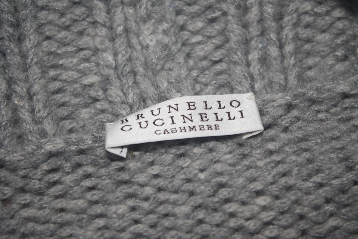 Brunello Cucinelli Embellished Knit Bolero Shrug