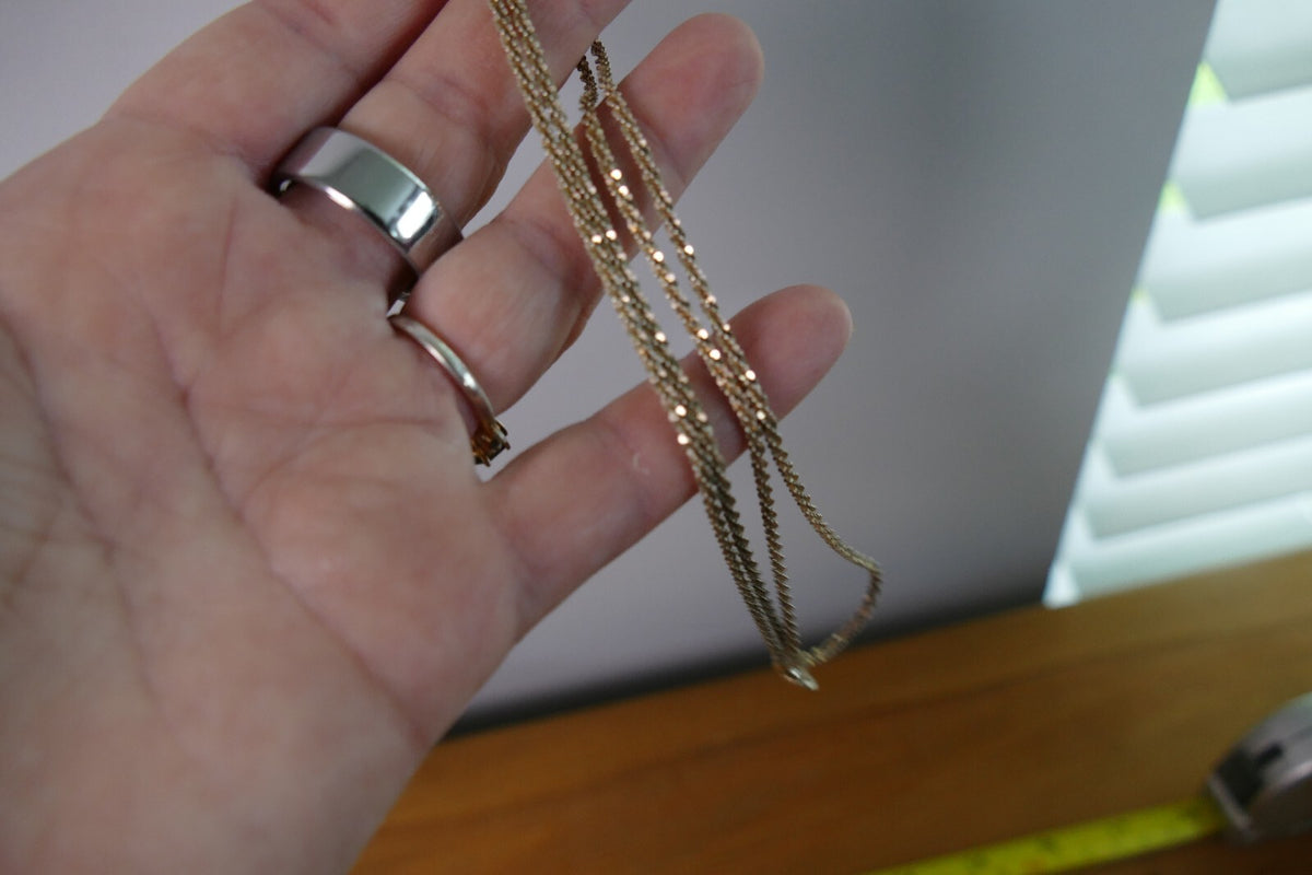 Silver Necklace Marked on Clasp Made in Italy 925