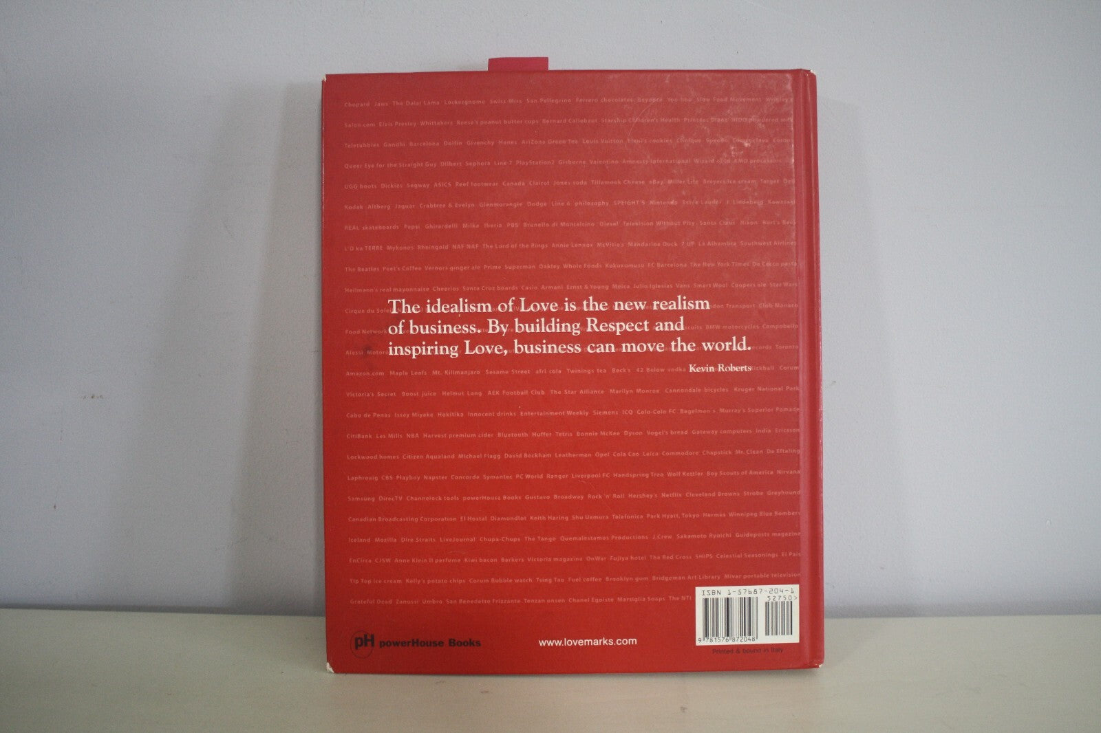 "Lovemarks: The Future Beyond Brands" by Kevin Roberts.
