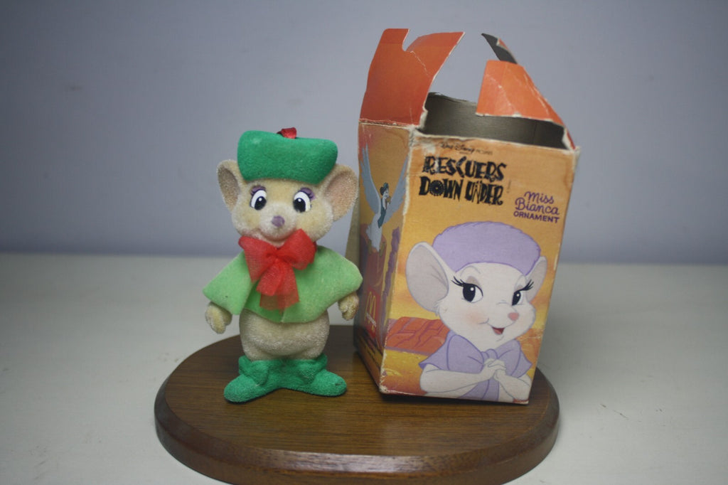 Vintage Rescuers Down Under Miss Bianca Ornament with Original Box