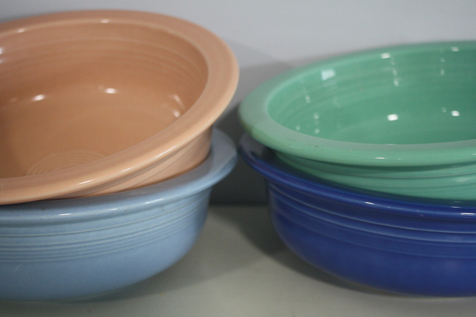 Lot of Four Fiesta Serving Bowls - Eight Inch Dinner Bowls