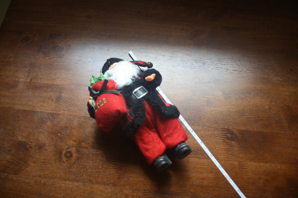 Vintage Style Santa Claus Figurine with Red Sack 2018