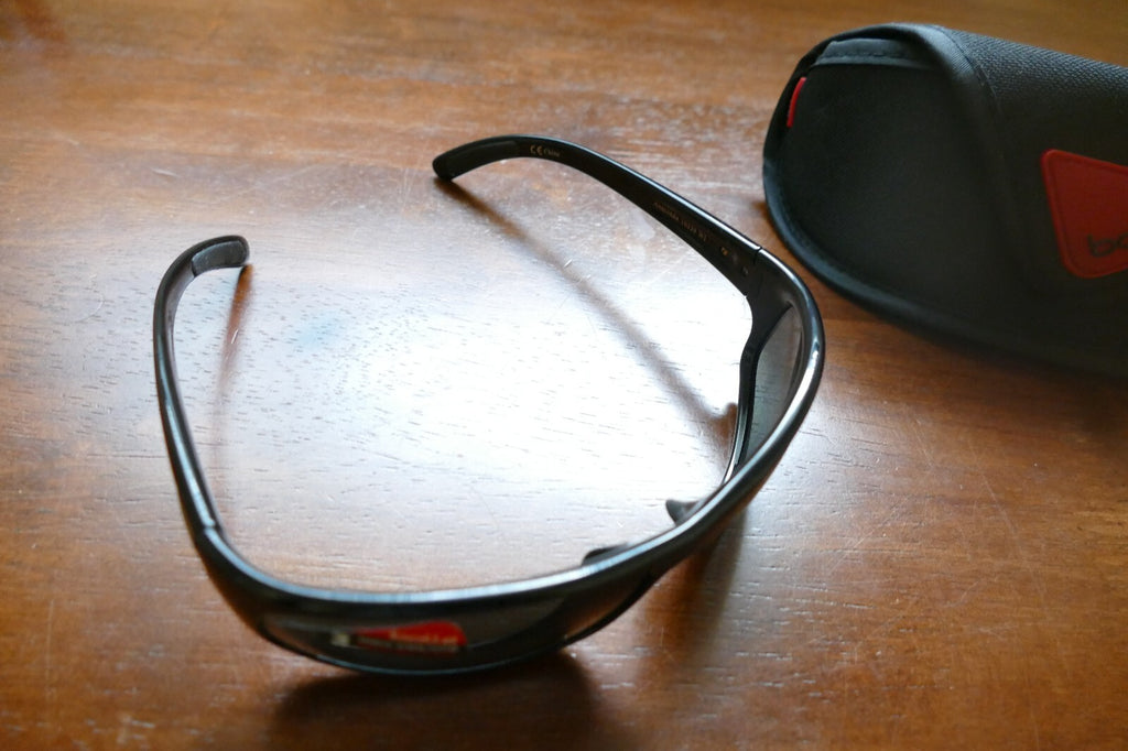 Bolle Black Cycling Sunglasses with Protective Case