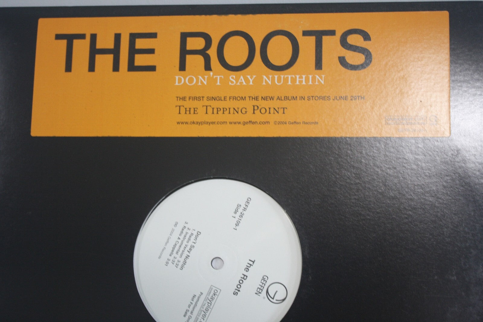The Roots - Don't Say Nuthin / The Tipping Point 12" Vinyl Single