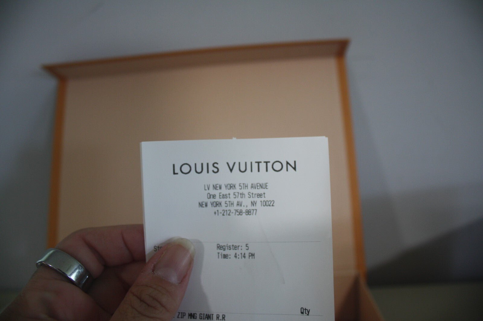 Three Empty Louis Vuitton Boxes