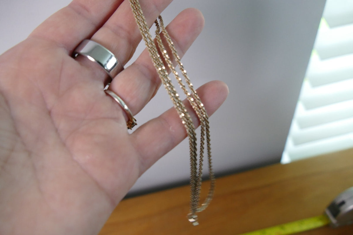 Silver Necklace Marked on Clasp Made in Italy 925
