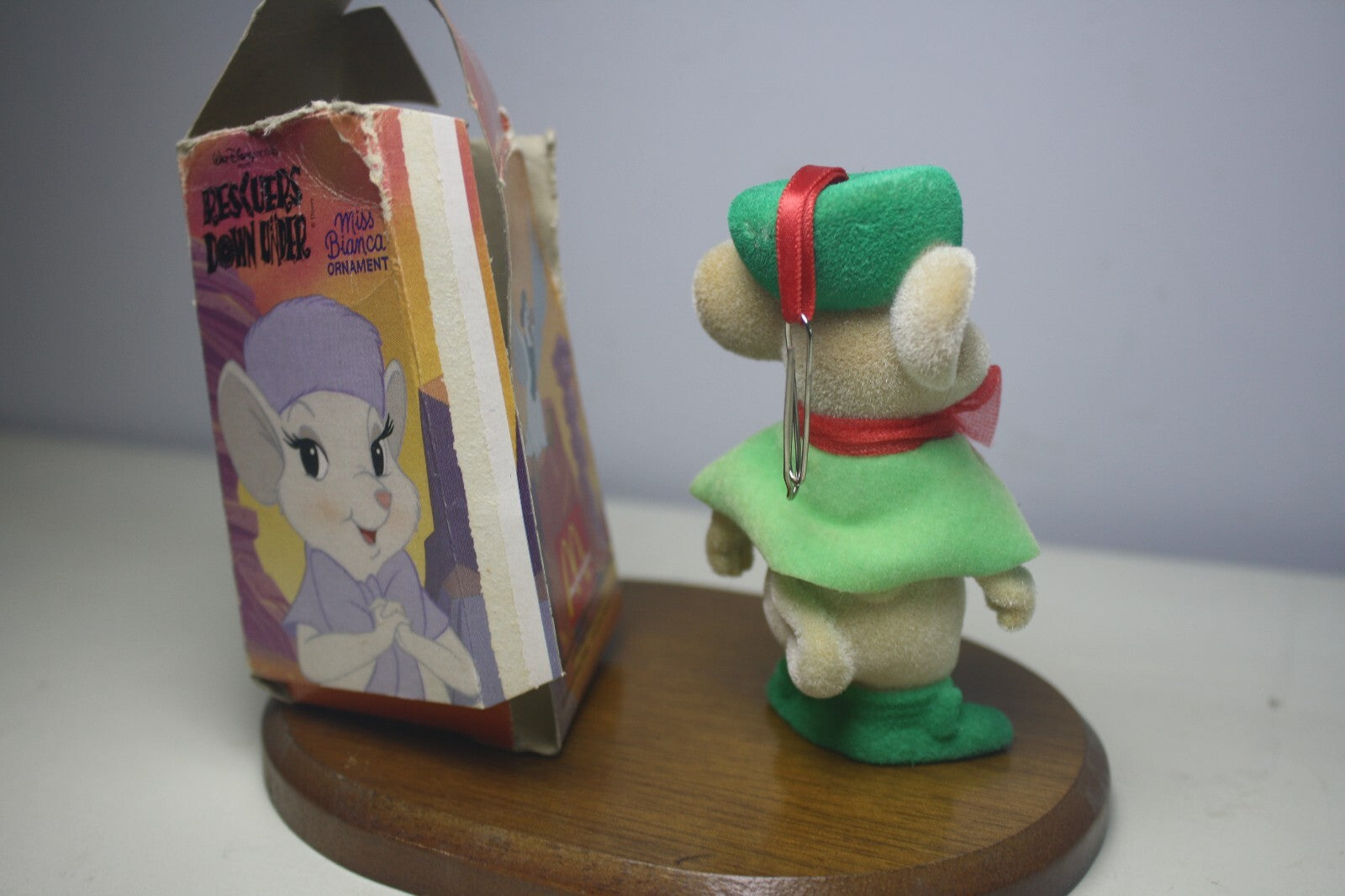 Vintage Rescuers Down Under Miss Bianca Ornament with Original Box