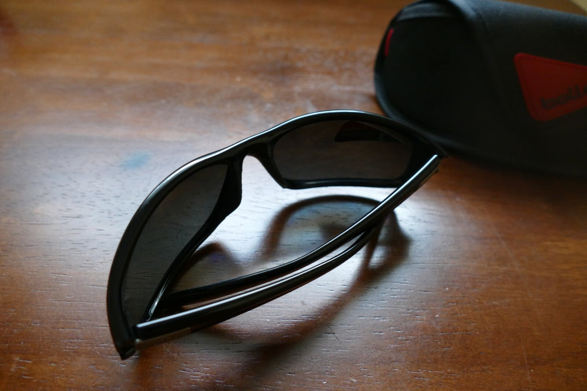 Bolle Black Cycling Sunglasses with Protective Case