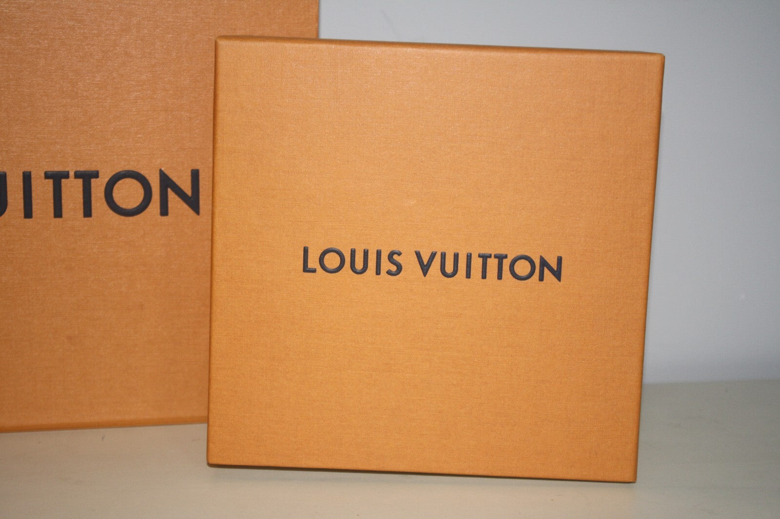 Three Empty Louis Vuitton Boxes