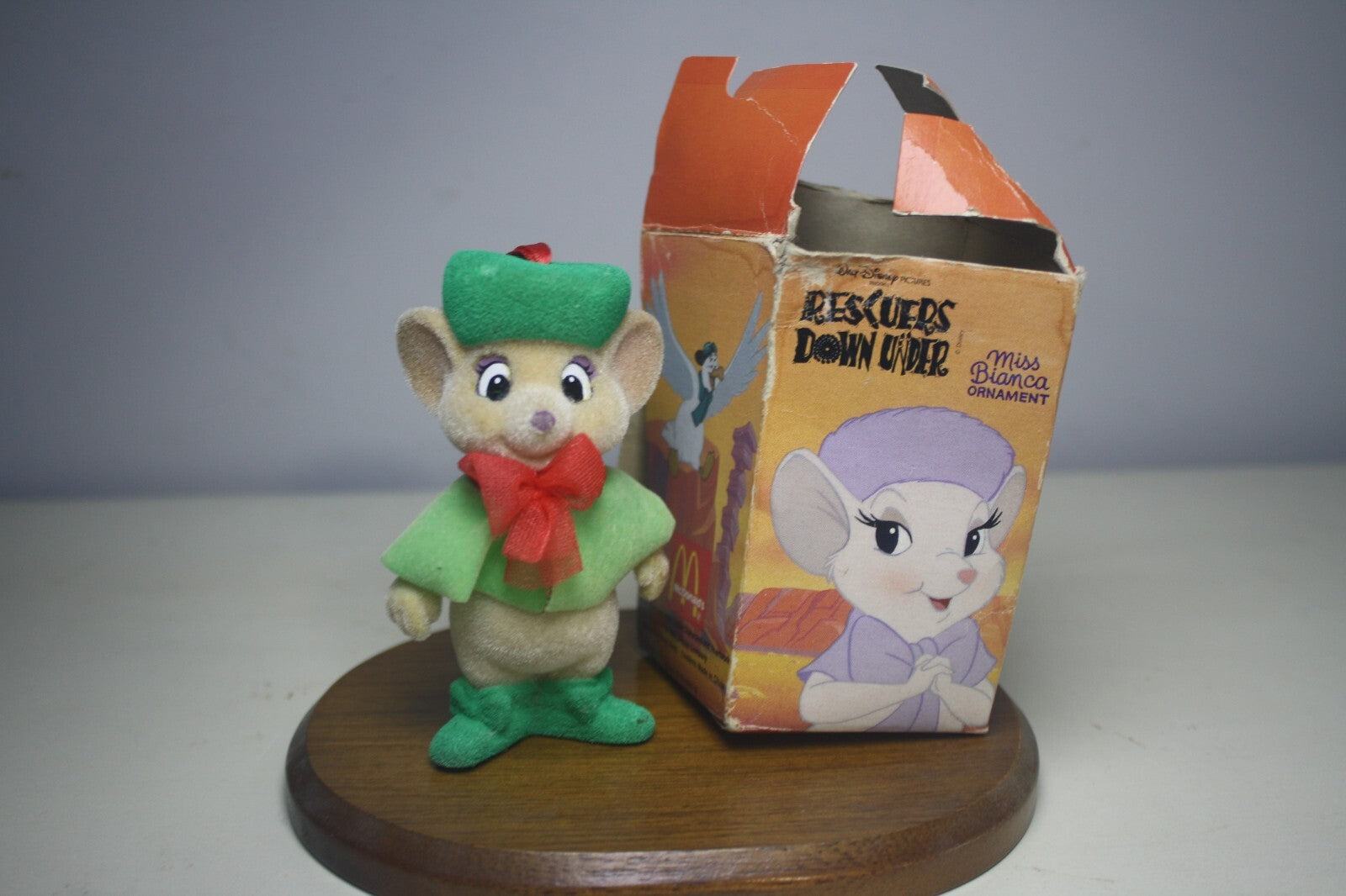 Vintage Rescuers Down Under Miss Bianca Ornament with Original Box