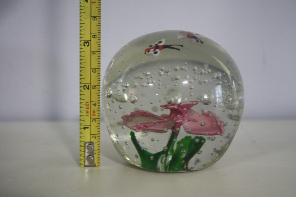 Vintage Art Glass Paperweight