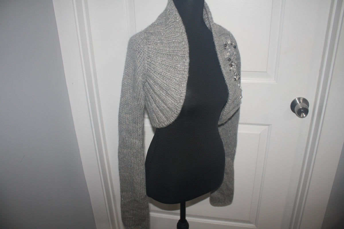 Brunello Cucinelli Embellished Knit Bolero Shrug