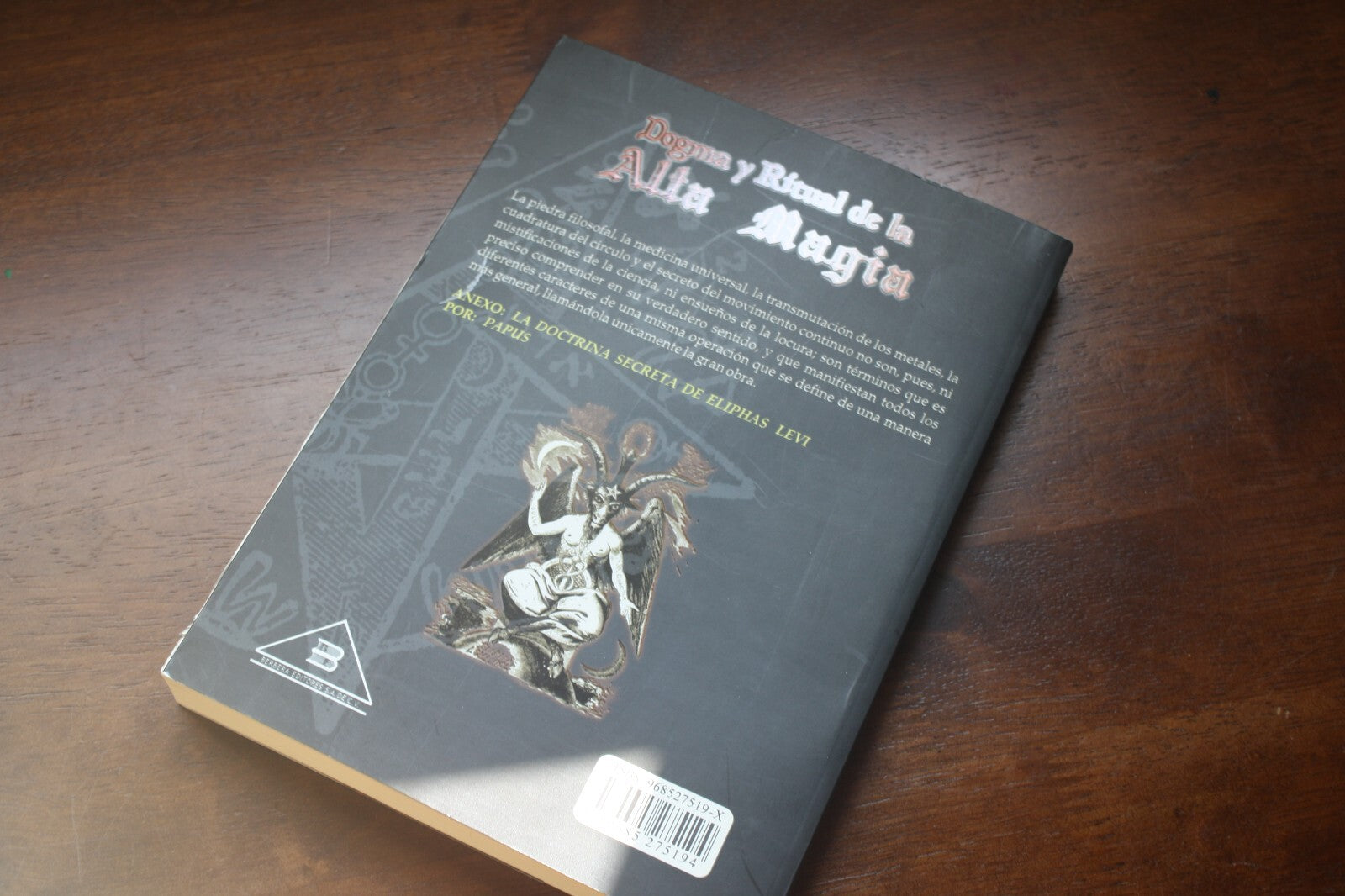 Dogma y Ritual de la Alta Magia by Eliphas Levi Spanish Edition Book